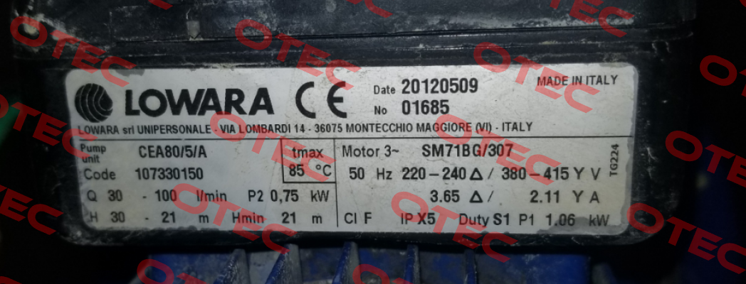 CEA80/5/A Lowara