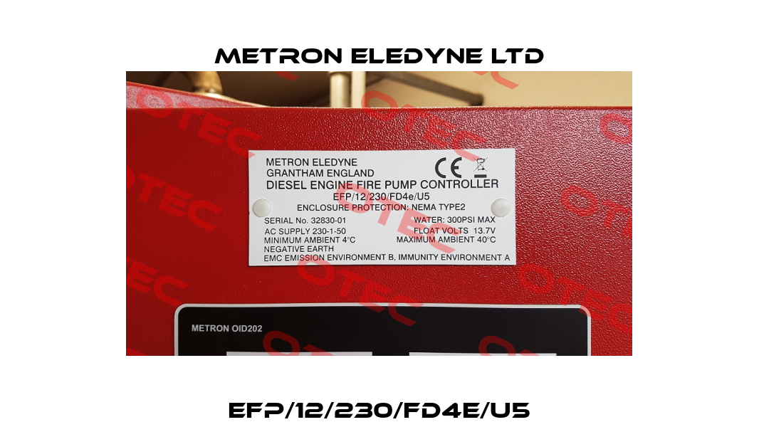 EFP/12/230/FD4e/U5 Metron Eledyne Ltd