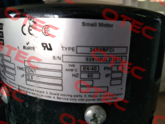 34R6BFCI BODINE ELECTRIC