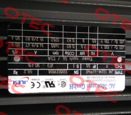 JM-132M-4/PHE / alternative FCA 132 M-4 / PHE B5 / UL AC Motoren