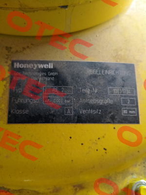 Type: RE 2 10031734 Honeywell