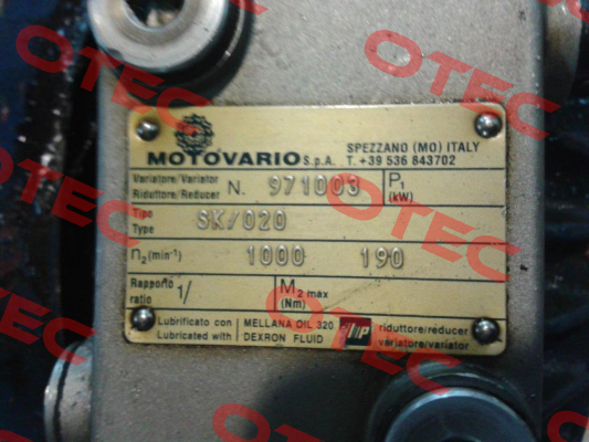 Nr 971003 Motovario