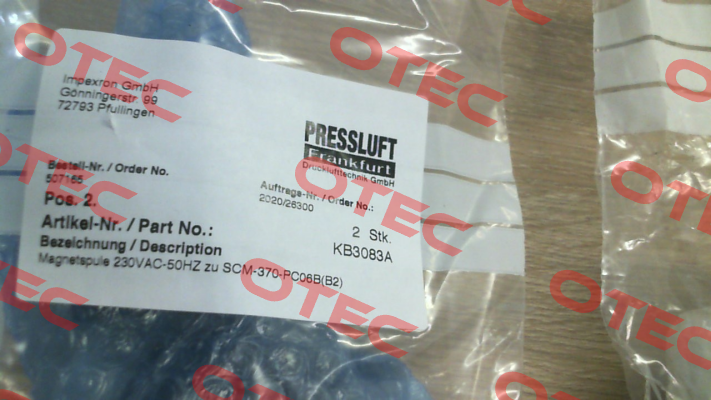 coil for SCM-370-PC06B(B2) Hoerbiger