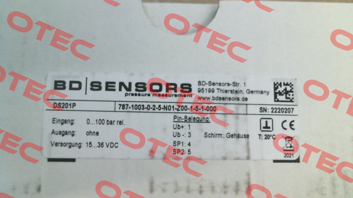 787-1003-0-2-5-N01-Z00-1-5-1-000 Bd Sensors
