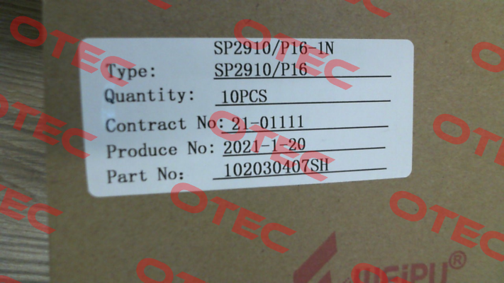 SP2910/P16II-1N Weipu