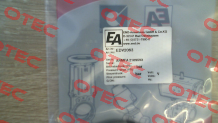 EDV2063 End Armaturen