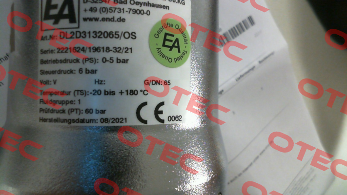 DL2D3132065/OS End Armaturen