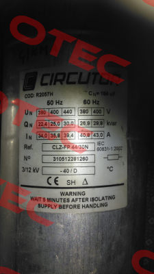 R2057H CLZ-FP 44/30N Circutor