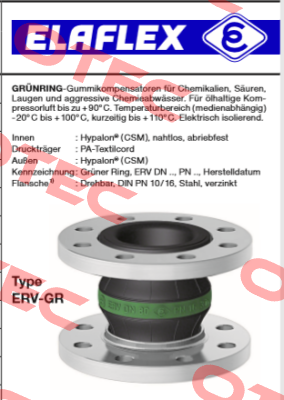 ERV-GR 250.10 Elaflex