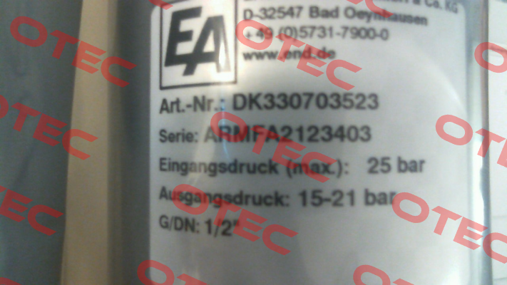 DK330703523 End Armaturen