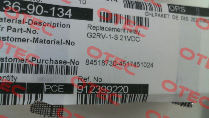 G2RV1SDC21BYOMB Omron