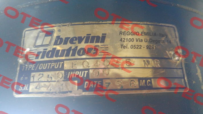  EQ4045/MR/1250/00  Brevini