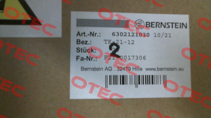 6302121030 / TK-21-12 Bernstein