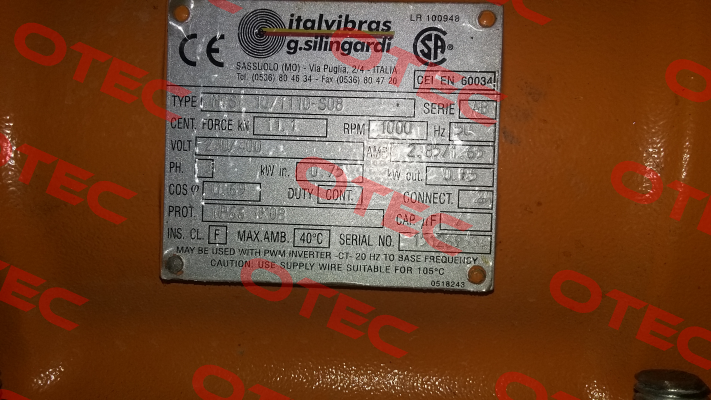  MVSI 10/1110-S08  Italvibras