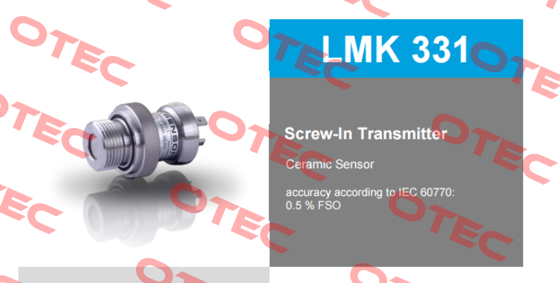 LMK331  Bd Sensors