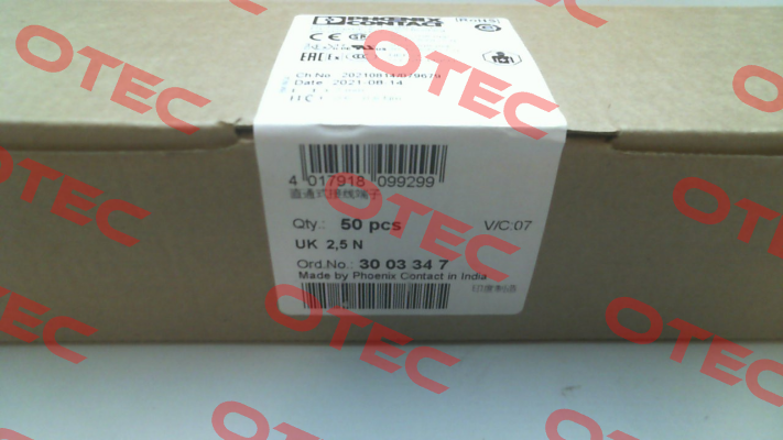 3003347 \ UK  2,5 N Phoenix Contact
