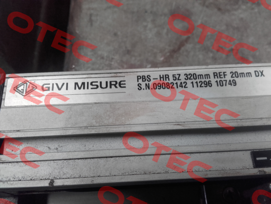PBS-HR 5Z 00320 05VL M03/S SC Zero ref. 20mm DX    Givi Misure
