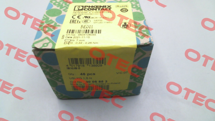 3005853 \ USLKG 1,5 N Phoenix Contact
