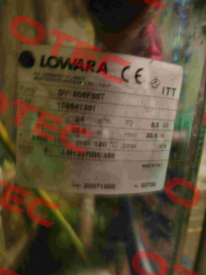 SV-607F75T, Cod:1C2541371 Lowara