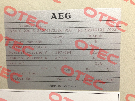 6762480 AEG
