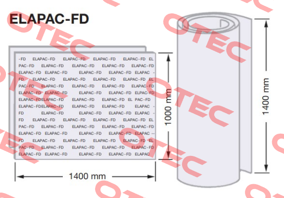 ELAPAC-Platte 2mm Elaflex