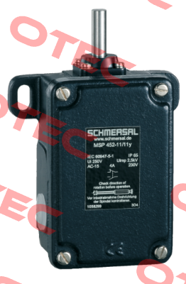 p/n: 101160615, Type: MSP 452-11/11Y-M20 Schmersal