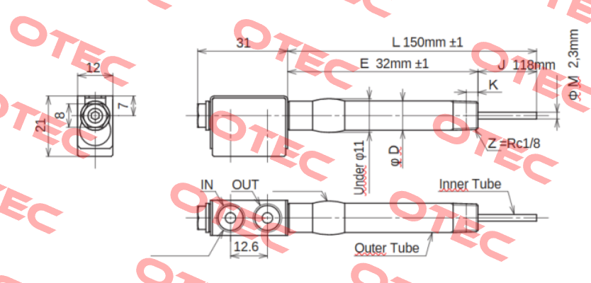 JC-KRM-10-L150-E32-J118-M2.3 Ahresty-tec