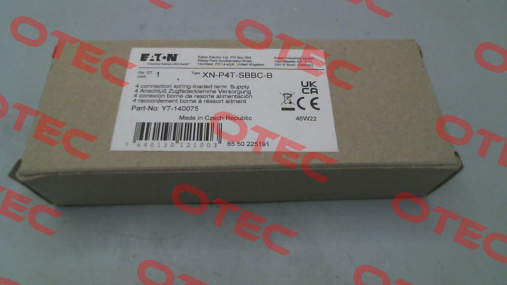 P/N: 140075, Type: XN-P4T-SBBC-B Moeller (Eaton)