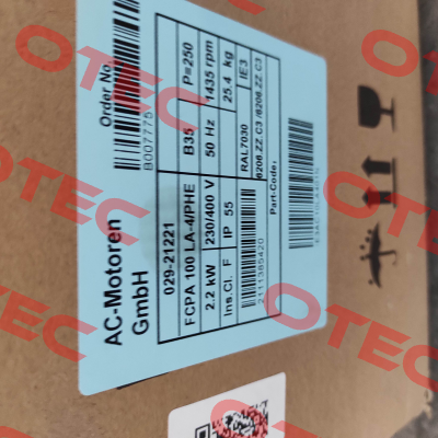 FCPA 100 LA-4/HE same as FCPA 100 LA 4/PHE AC Motoren