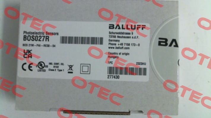 BOS027R / BOS 21M-PAI-RE30-S4 Balluff