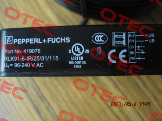p/n: 419076, Type: RLK91-6-IR/25/31/115 Pepperl-Fuchs