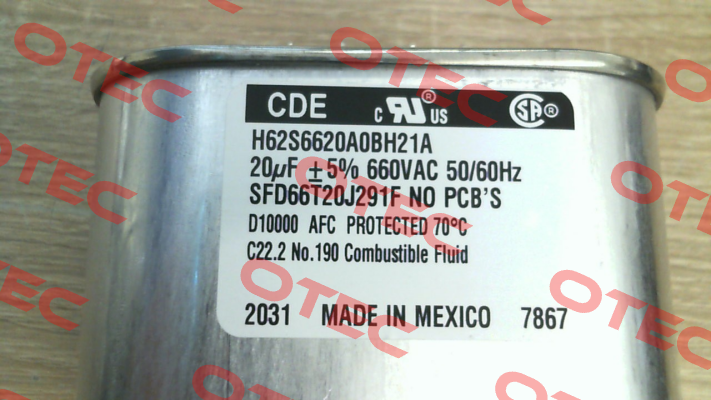 H62S6620A0BH21A Aerovox
