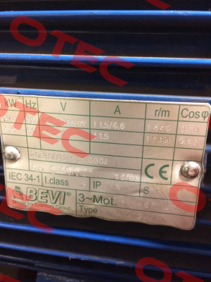2SIE1J2M4A, replaced by 4A 112M2-4   Bevi