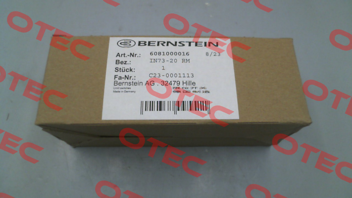 6081000016 / IN73-20 RM Bernstein