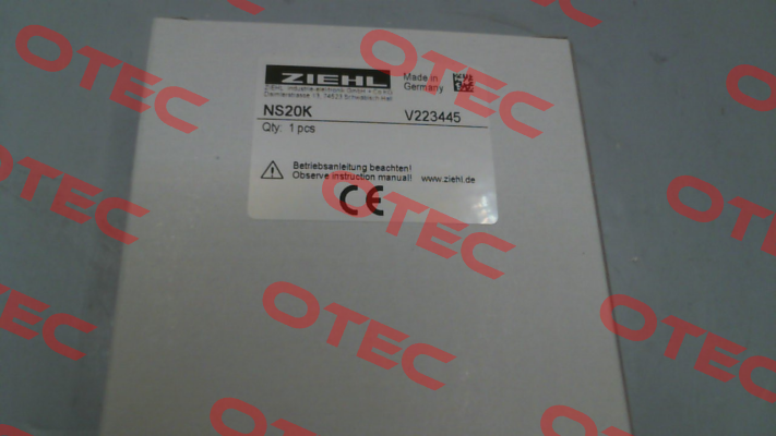 V223445 / NS20K Ziehl