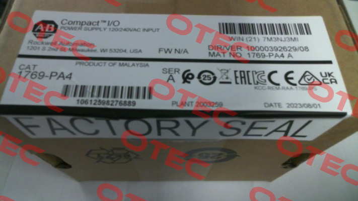 1769-PA4 Allen Bradley (Rockwell)