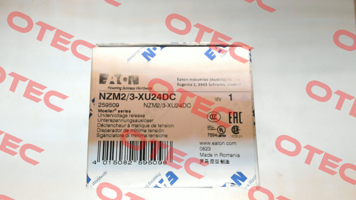 p/n: 259509, Type: NZM2/3-XU24DC Moeller (Eaton)