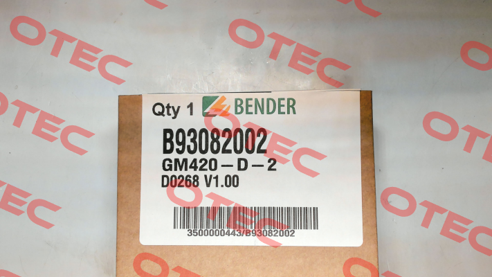 Nr. B93082002, Type: GM420-D-2 Bender